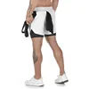 Men’s 2-in-1 Camo Quick Dry Yoga and Running Shorts Compression Inner Layer Gym Fitness Jogging Pants