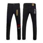 KSUBI Men’s Jeans Original Elastic Fabrics Distressed Stonewashed Colored Dark Ripped Denim Pencil Pants High
