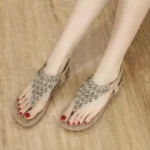 Women’s Summer Flat-Bottomed Designer Sandals New OEM Casual Slippers with Anti-Slip Feature Platform Style