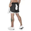 Men’s 2-in-1 Camo Quick Dry Yoga and Running Shorts Compression Inner Layer Gym Fitness Jogging Pants