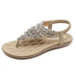 Women’s Summer Flat-Bottomed Designer Sandals New OEM Casual Slippers with Anti-Slip Feature Platform Style