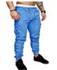 Plus Size Cargo Pants Men’s Casual Tethered Elastic Men Jogger Pants Track Pants