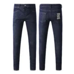 KSUBI Men’s Jeans Original Elastic Fabrics Distressed Stonewashed Colored Dark Ripped Denim Pencil Pants High