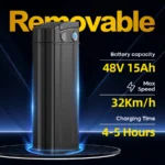 48v Electric Bike Battery 15AH Electric Bicycle Battery