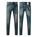 KSUBI Men’s Jeans Original Elastic Fabrics Distressed Stonewashed Colored Dark Ripped Denim Pencil Pants High