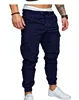 Plus Size Cargo Pants Men’s Casual Tethered Elastic Men Jogger Pants Track Pants