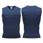 Men Quick Dry Running T-Shirts Compression Vest Sleeveless Quick-Drying Jersey Training Shirt Gym Mens Tank Top