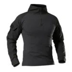 Outdoor Tactical Hiking T-Shirts Men Combat Military Army CP Camouflage Long Sleeve Hunting Climbing Shirt Cotton Sport Clothes