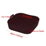 22cm Silicone Air Fryers Oven Baking Tray Pizza Fried Chicken Airfryer Silicone Basket Reusable Airfryer Pan Liner Accessories