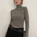 Belt Women’s Jeans tie-in Ladies’ belt fashion personality Rivet Belt senior black fashion