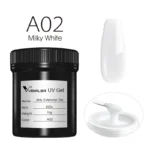 VENALISA 1KG Jelly Gel OEM Nail Art French Nail Construction Gel UV/LED Nail Extension Hard Poly Camouflage Gel