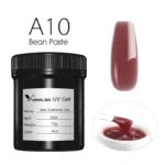 VENALISA 1KG Jelly Gel OEM Nail Art French Nail Construction Gel UV/LED Nail Extension Hard Poly Camouflage Gel