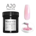 VENALISA 1KG Jelly Gel OEM Nail Art French Nail Construction Gel UV/LED Nail Extension Hard Poly Camouflage Gel