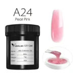 VENALISA 1KG Jelly Gel OEM Nail Art French Nail Construction Gel UV/LED Nail Extension Hard Poly Camouflage Gel