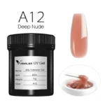 VENALISA 1KG Jelly Gel OEM Nail Art French Nail Construction Gel UV/LED Nail Extension Hard Poly Camouflage Gel