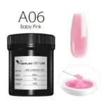 VENALISA 1KG Jelly Gel OEM Nail Art French Nail Construction Gel UV/LED Nail Extension Hard Poly Camouflage Gel