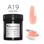 VENALISA 1KG Jelly Gel OEM Nail Art French Nail Construction Gel UV/LED Nail Extension Hard Poly Camouflage Gel