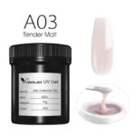 VENALISA 1KG Jelly Gel OEM Nail Art French Nail Construction Gel UV/LED Nail Extension Hard Poly Camouflage Gel