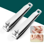 Nail Clipper, Premium Sharp Sturdy Stainless Steel Fingernail And Toenail Clipper Cutters, Perfect Nail Clippers