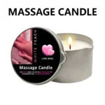Massage Candle -Essential Oil- Six different scents , 1oz/2oz Melts into Warm Massage Oil – Sensual Massage Candle, Pour Spout