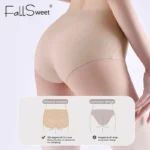 FalllSweet 4PCS Seamless Panties for Woman Ice Silk Underwear Soft Thin Briefs Women’s Underpants Fashion Sexy Female Lingerie