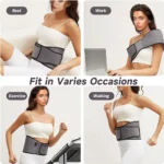 LED Infrared Red Phototherapy Belt 660nm 850nm Back And Waist Pain Relief Heating Function Deeply Penetrates The Skin