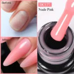 Mtssii 7ml Milky White Quick Extension Gel Nail Polish Nude Construct Hard Gel Semi Permanent Acrylic Extension Nail Art Varnish