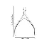 Nail Professional Stainless Steel Nail Cutter Scissor Nippers Muti Function Cuticle Pusher Remover Nail Care Manicure Tools Kits
