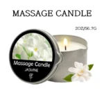 Massage Candle -Essential Oil- Six different scents , 1oz/2oz Melts into Warm Massage Oil – Sensual Massage Candle, Pour Spout