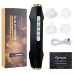 Handheld Rechargeable CO2 Oxygen Bubble Device Exfoliate Oxygen Facial Machine Wrinkle Removal Portable Beauty Device