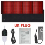 KEMOKO 960pcs Leds Red Light Large Pad For Body Pain Relief Waist Back Shoulder Muscle Pain Yoga mat Relief Relax Infrared Light