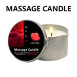 Massage Candle -Essential Oil- Six different scents , 1oz/2oz Melts into Warm Massage Oil – Sensual Massage Candle, Pour Spout
