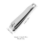 Nail Clipper, Premium Sharp Sturdy Stainless Steel Fingernail And Toenail Clipper Cutters, Perfect Nail Clippers