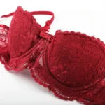 Women’s Bras Sexy Lace Half Cup Push Up French Style Lingerie Solid Soft Deep V Top Breathable Comfortable Closure Thin Bralette