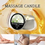 Massage Candle -Essential Oil- Six different scents , 1oz/2oz Melts into Warm Massage Oil – Sensual Massage Candle, Pour Spout
