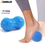 Peanut Ball Foot Massage Ball, Spiky Massage Ball for Trigger Point Therapy, Deep Point Massage, Plantar Fasciitis, Neck Pain Relief
