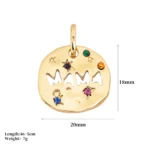 Mother’s Day MAMA Necklace Gift Irregular Circular Guardian Pendant Necklace New Fashion Stainless Steel Necklace Accessory Gift