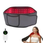 LED Infrared Red Phototherapy Belt 660nm 850nm Back And Waist Pain Relief Heating Function Deeply Penetrates The Skin