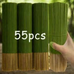 Lemongrass Sticks That Extend the Burning Time, Artificial Wooden Four-Season Fragrance, Suitable for Home, Camping, Garden, Pool and Outdoor Activities – Feng Shui to Remove Bad Energy, Purify the Air, Relax the Mind, Recycled Wood, Holiday Decoration (Halloween/Christmas/Easter/Thanksgiving)