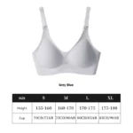 Pregnant Women’S Non Steel Ring Underwear With Front Opening Buckle For Comfortable Breathable Fit Solid Color Nursing Underwear