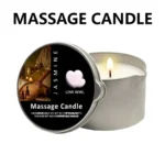 Massage Candle -Essential Oil- Six different scents , 1oz/2oz Melts into Warm Massage Oil – Sensual Massage Candle, Pour Spout