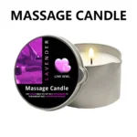 Massage Candle -Essential Oil- Six different scents , 1oz/2oz Melts into Warm Massage Oil – Sensual Massage Candle, Pour Spout