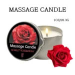 Massage Candle -Essential Oil- Six different scents , 1oz/2oz Melts into Warm Massage Oil – Sensual Massage Candle, Pour Spout