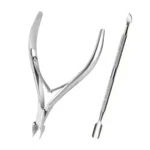 Nail Professional Stainless Steel Nail Cutter Scissor Nippers Muti Function Cuticle Pusher Remover Nail Care Manicure Tools Kits