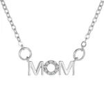Mother’s Day Gift Trending Letter MAMA Necklace in Stainless Steel Gold Color for Mom Women’s Jewelry for Anniversary