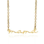Mother’s Day Gift Trending Letter MAMA Necklace in Stainless Steel Gold Color for Mom Women’s Jewelry for Anniversary