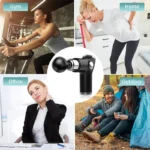 Massage Gun Deep Tissue Percussion Muscle Massager Fascial Gun For Pain Relief Body Neck Vibrator Fitness