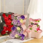 Mother’s Day Rose Gift Box Soap Flower Gift Set Valentine Roses Boutique Package Gifts For Wife Wedding Supplies Wedding