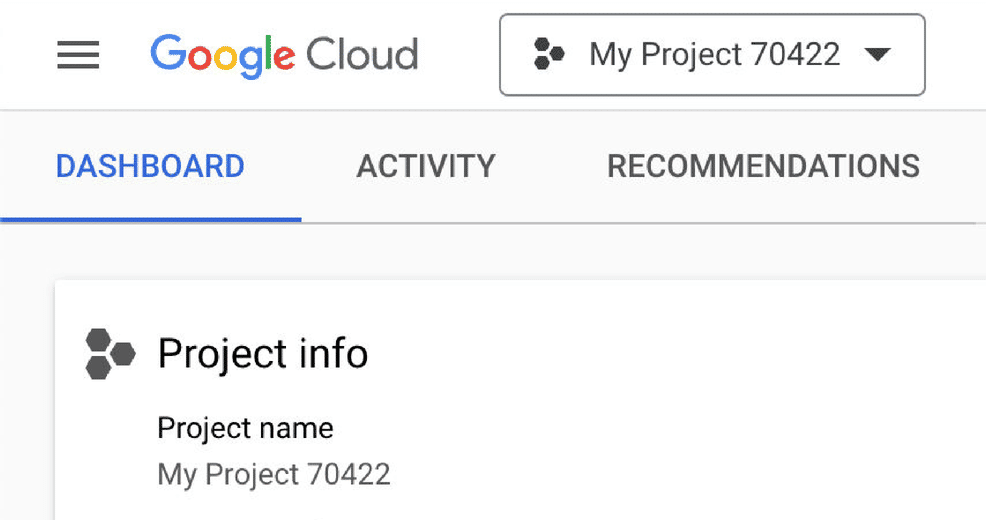Create Google Cloud Platform (GCP) project