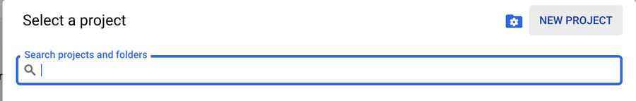 Create new Google Cloud Platform (GCP) project